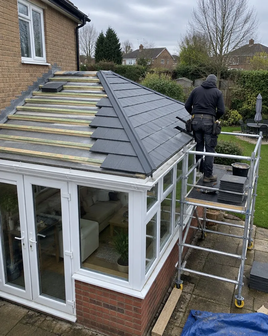 Conservatory roof replacement in Newquay