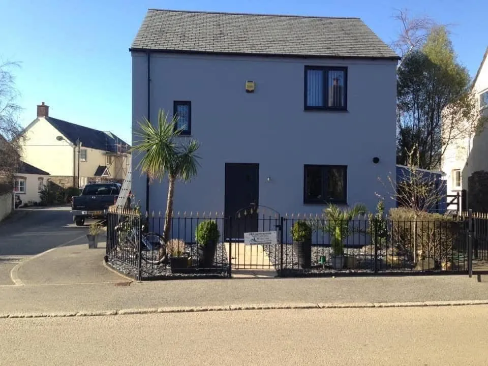 Finished exterior painting and roofline work in Newquay